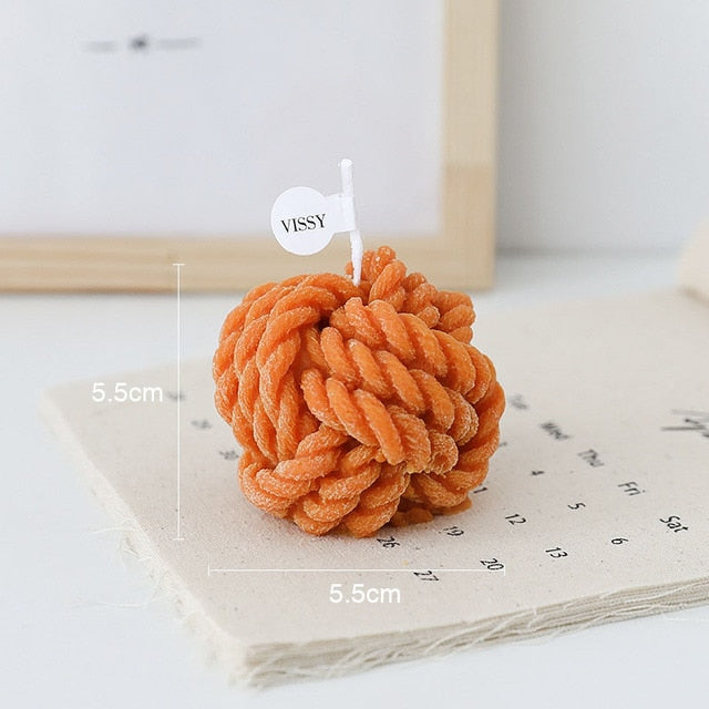 Creative Wool Ball Candle