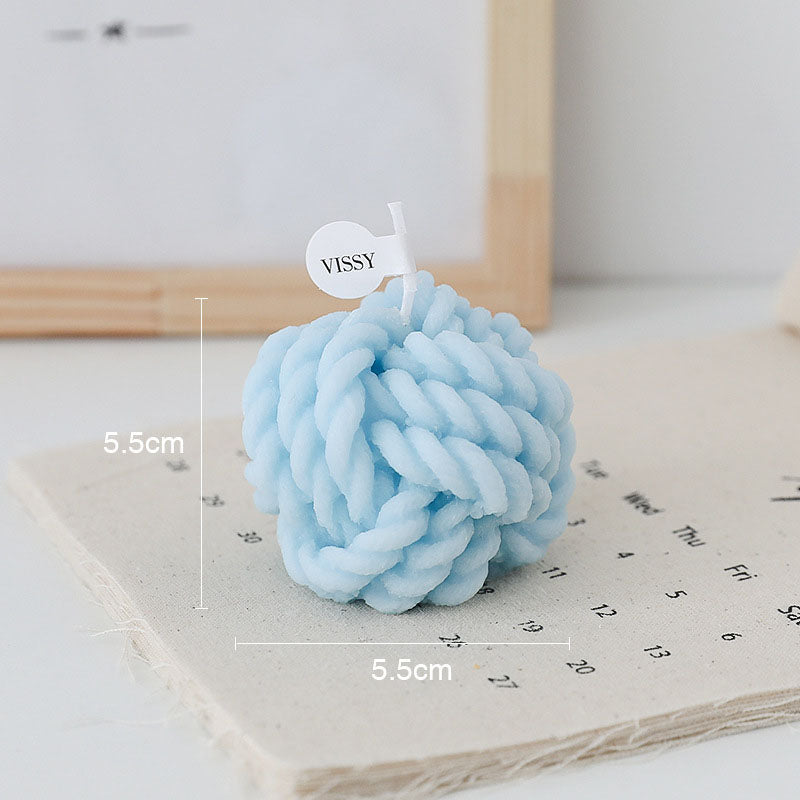 Creative Wool Ball Candle